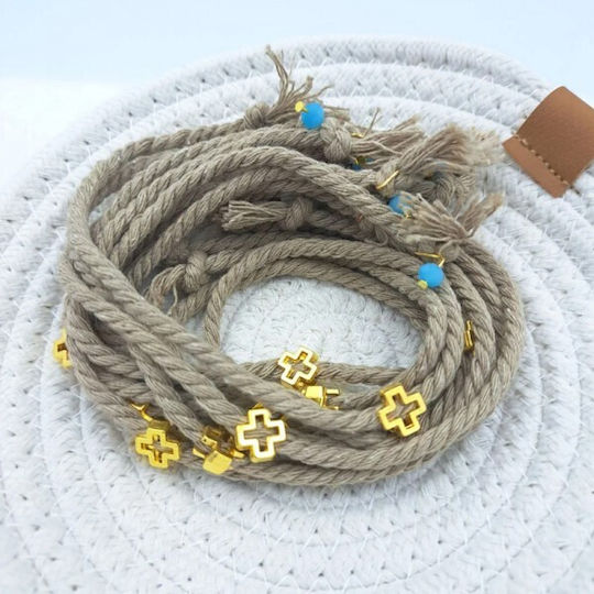 Kymi Amulet De Botez Brățară Bej 50 Bucăți