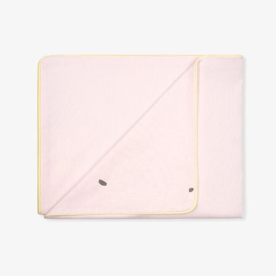 Kikka Boo Blanket Nursery Swaddling Blankets Hedge Hugs Cotton Pink