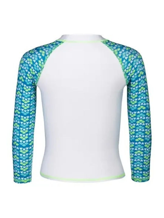 Arena Παιδικό Μαγιό Μπλούζα White, Multi Green, Green