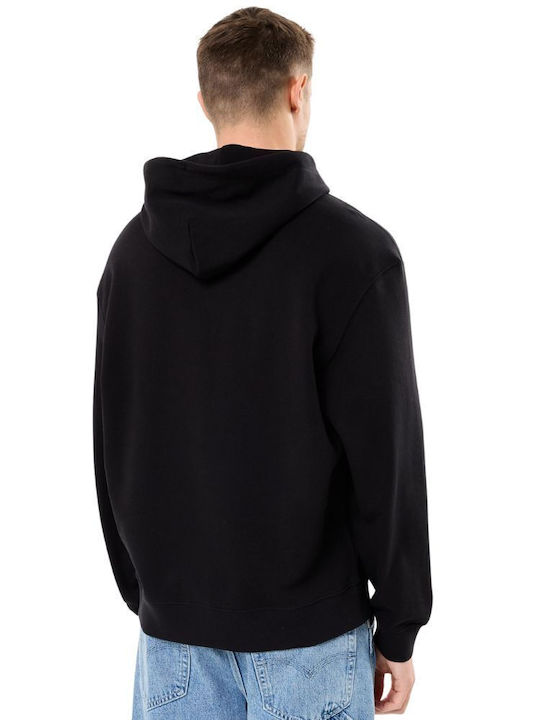 Sweatshirt with Hood Black