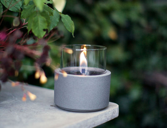 Tenderflame Tenderflame Desktop Bioethanol Fireplace Indoor Grey 13x17.5cm