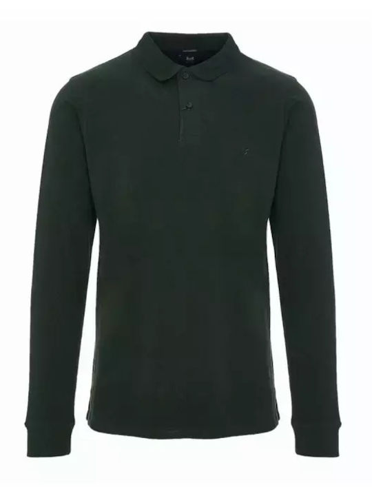 Polo Bluză cu mânecă lungă Verde închis