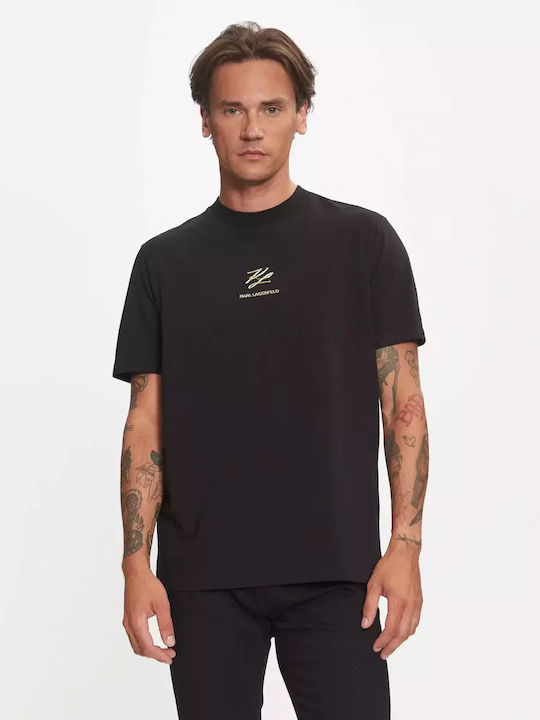 Crewneck T-shirt Μαυρο