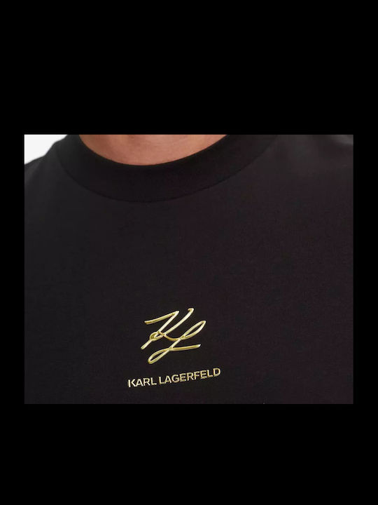 Crewneck T-shirt Μαυρο
