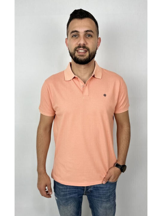 Polo Short Sleeve Blouse Orange