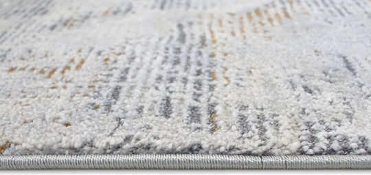 Decostar Oblong Des-s Modern Bedroom Rugs Set Gray DE172181 3pcs