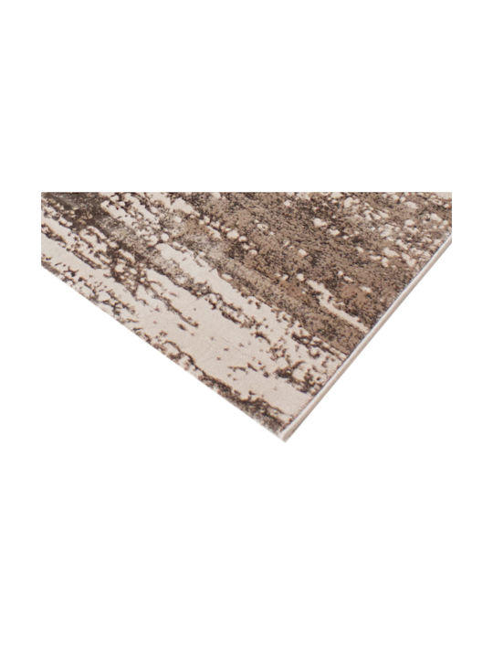 Madi Σετ Μοντέρνα Χαλιά Κρεβατοκάμαρας Brown MD690232 3τμχ