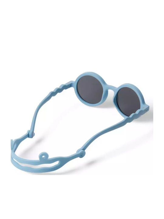Olivio & Co Round Στρογγυλά Παιδικά Γυαλιά Ηλίου με Polarized Φακό Μπλε