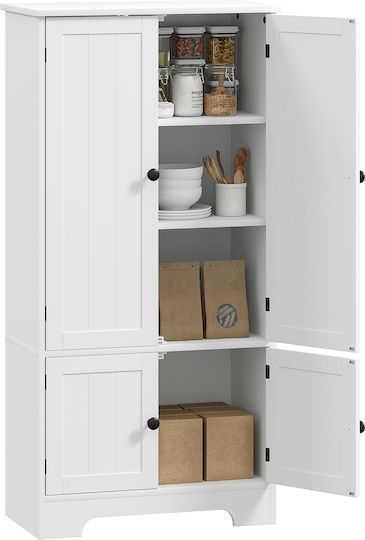 Kitchen Floor Drawer Unit White 58.2x30x123cm