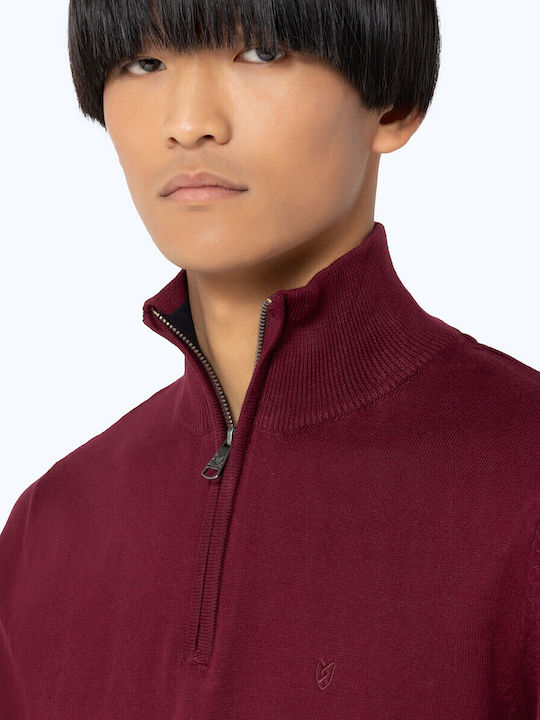 Pulover cu mânecă lungă Burgundy
