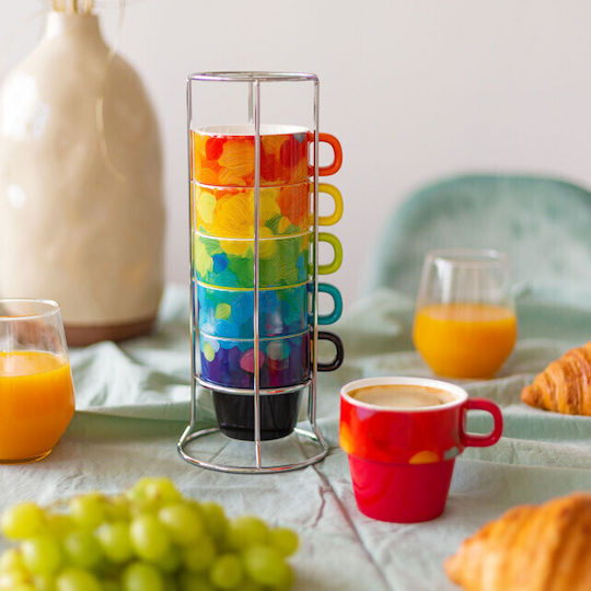 Pylones Σετ Φλιτζάνια Cappuccino 6τμχ