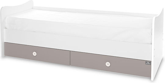 Lorelli Babybett Trend Plus Weiß / Schnur mit Schublade