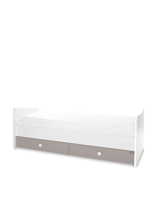 Lorelli Babybett Multifunktional Trend Plus Weiß mit Matratze 70x160cm