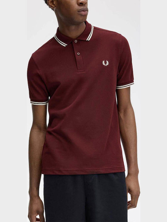 Polo T-shirt Oxblood / Ecru / Ecru M3600-597