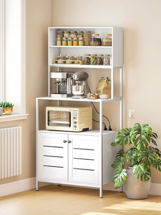 HomCom Συρταριέρα Λευκή 80x42x171cm