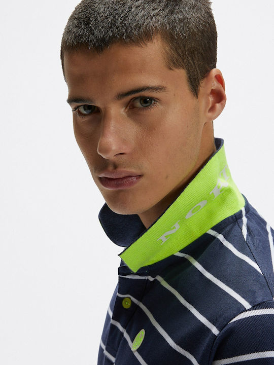 Polo Kurzarmbluse Marineblau