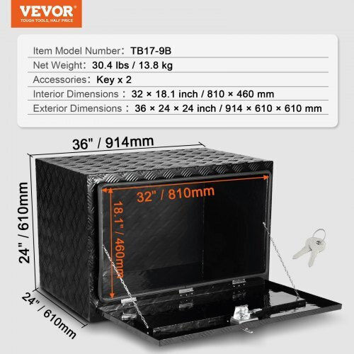 Vevor Εργαλειοθήκη Καρότσας Αυτοκινήτου