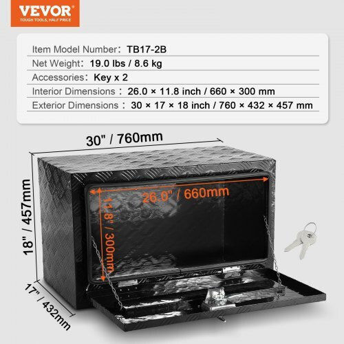 Vevor Car Bed Toolbox CDKCGJX23017UOUSBV0
