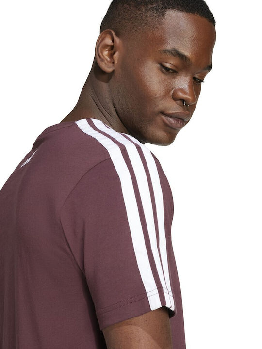 Graphic Tee T-Shirt Burgundisch