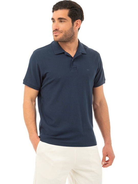 Polo Short Sleeve Blue Blouse