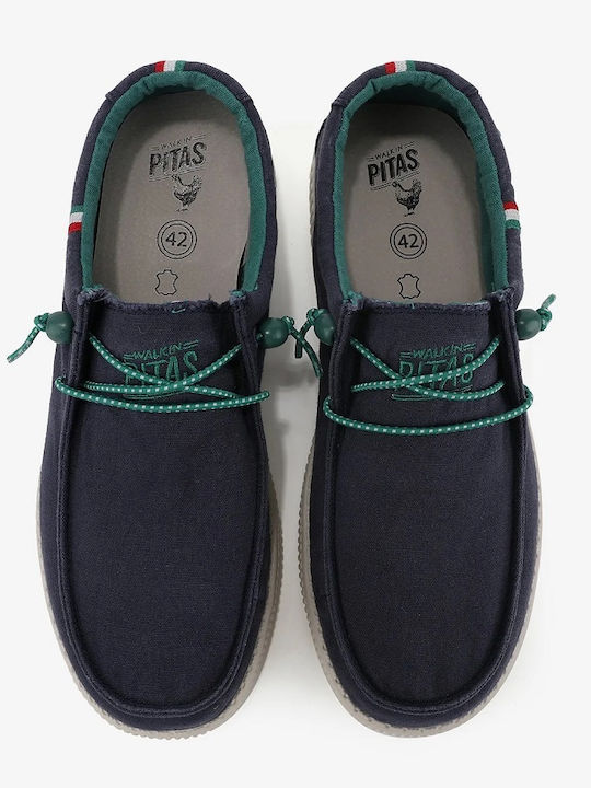Ανδρικά Loafers σε Μπλε Χρώμα
