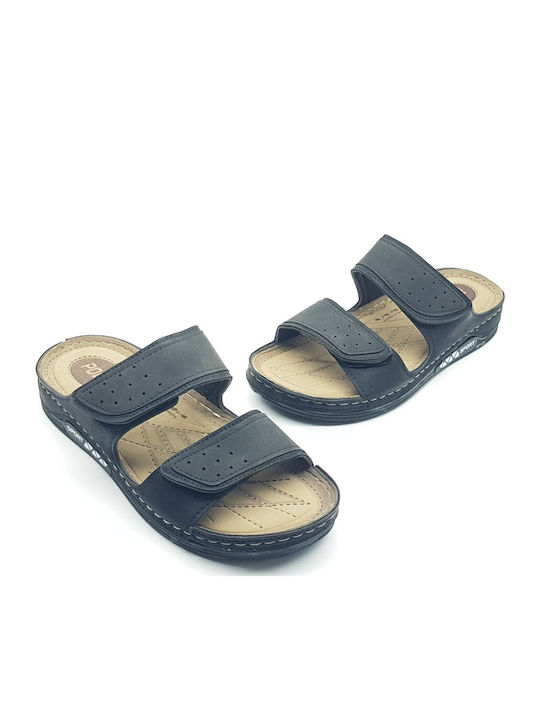 Herrensandalen in Schwarz Farbe
