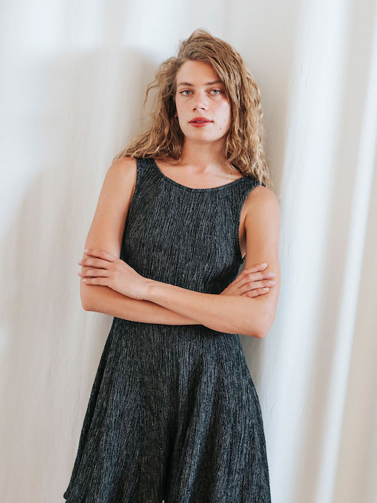 De Damă Fără mâneci Short întreg Black