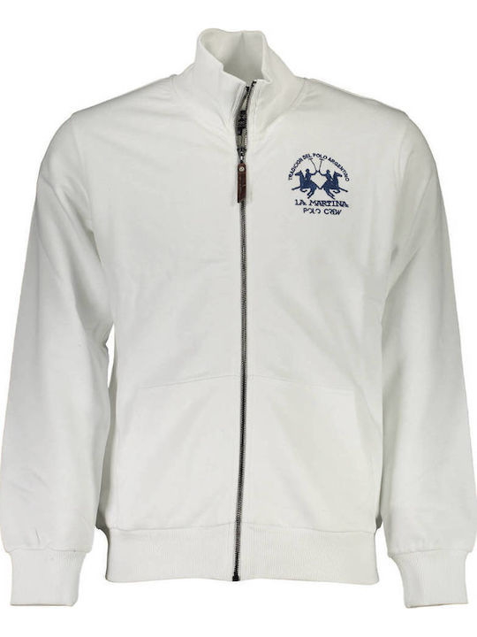 La Martina Sweatshirt White XMF005-O0000