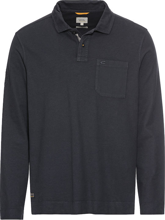 Polo Long Sleeve Blouse Navy Blue