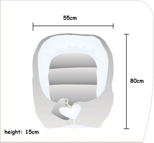 Tuttolina Waffle Baby Nest Gray