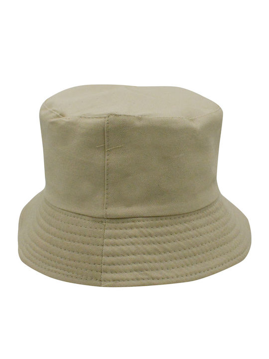 Brims and Trims Fabric Men's Hat Bucket Style Beige