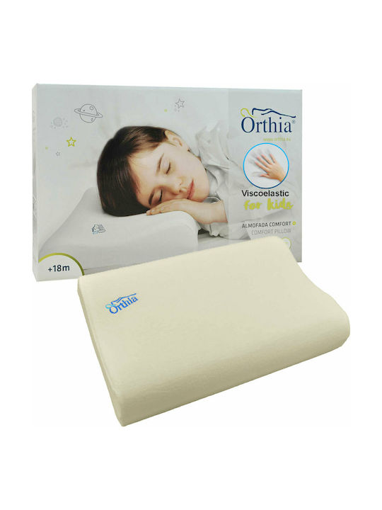 Orthia Βρεφικό Μαξιλάρι Ύπνου Comfort Softfeel Viscoelastic Μπεζ 25x38εκ. Orthia Βρεφικό Μαξιλάρι Ύπνου Comfort Softfeel Viscoelastic Μπεζ 25x38εκ.