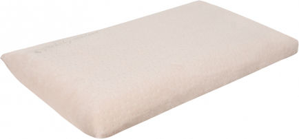 Kikka Boo Βρεφικό Μαξιλάρι Ύπνου Memory Foam Ventilated Beige Velvet 23x40εκ.