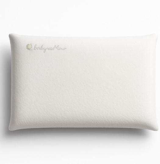 Kikka Boo Βρεφικό Μαξιλάρι Ύπνου Memory Foam Ventilated White Velvet 23x40εκ.