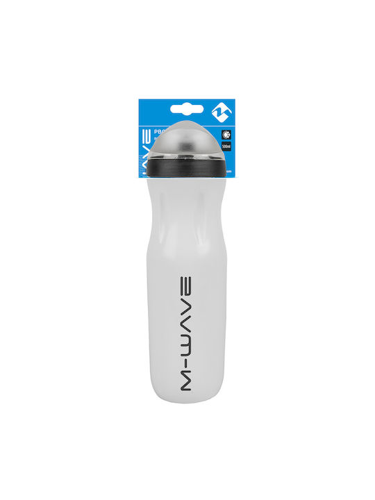 M-Wave Παγούρι Πλαστικό 500ml Λευκό