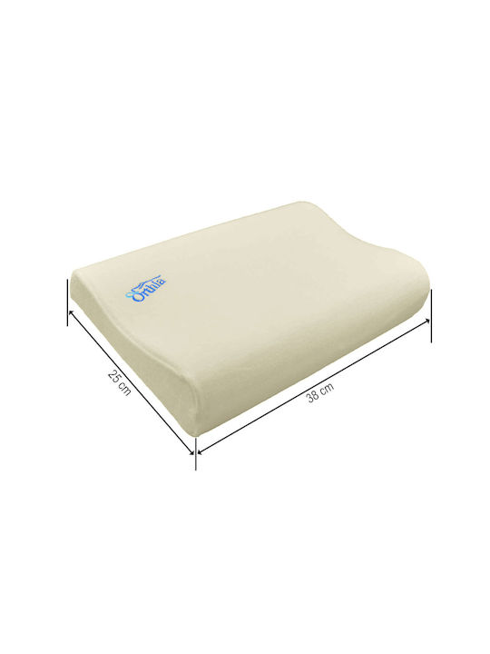 Orthia Baby Sleep Pillow Comfort Softfeel Beige 25x38cm