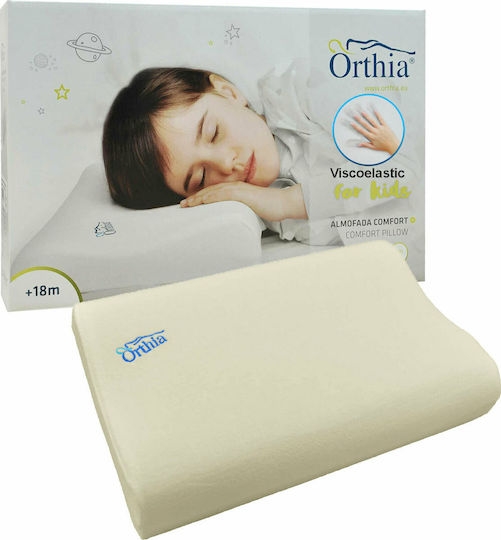 Orthia Baby-Kissen Schlaf Comfort Softfeel Beiges 25x38cm