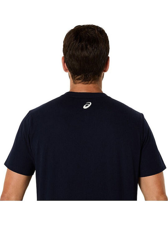 Αθλητικό T-shirt Navy Μπλε