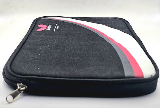 Butterfly 85115 Nylon 600d Ping Pong Racket Case Black White Fuchsia Grey