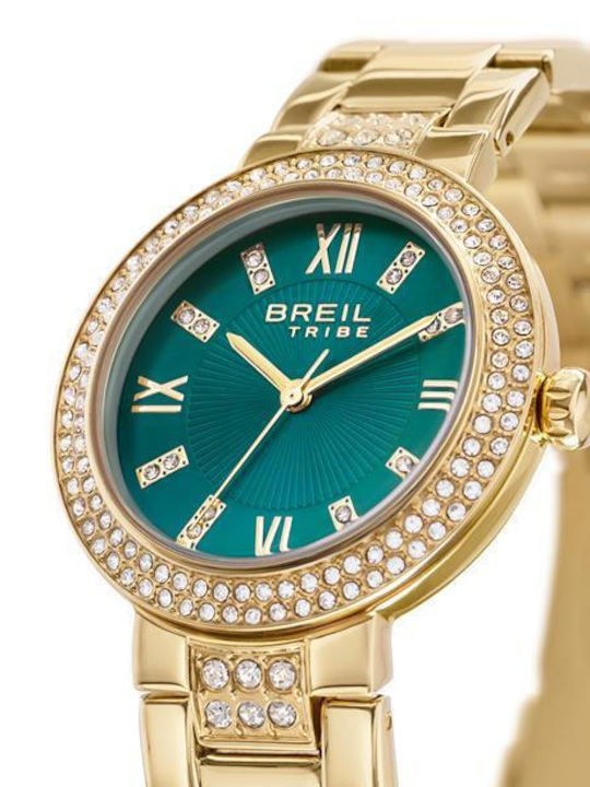 Breil Women's Watch 36mm Battery with Gold Stainless Steel Bracelet
