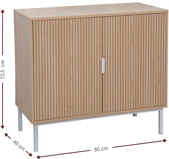 Μπουφές Haptic Lite από Ξύλο & Μέταλλο Μπεζ 80x40x72.5cm