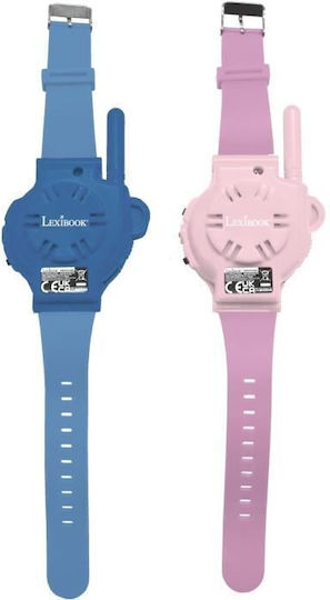 Lexibook Kids' Walkie Talkies Blue-Pink For 3+ Years 2pcs