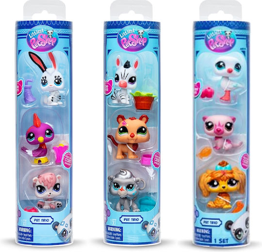 Pet Trio 3 Figures Tube Wave 2 3 Littlest Pet Shop (Miscellaneous Designs)