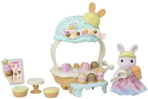 Epoch Toys Sylvanian Families Ice Cream Cart For 3+ Years (Miscellaneous Designs)