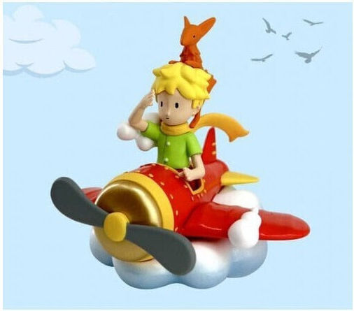 Plastoy Little Prince & Fox on the Plane 7εκ.