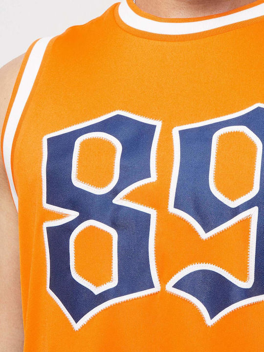 Αθλητική Μπλούζα Orange/navy
