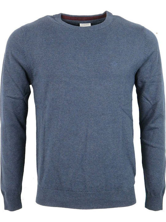 Langarm-Pullover Blau