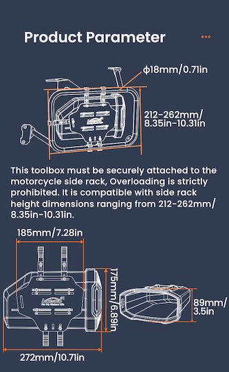 Loboo Motorcycle Toolbox