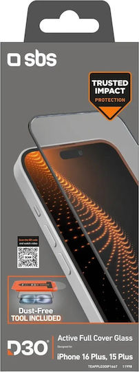 SBS 0.78mm Tempered Glass (iPhone 15 Plus / 16 Plus)