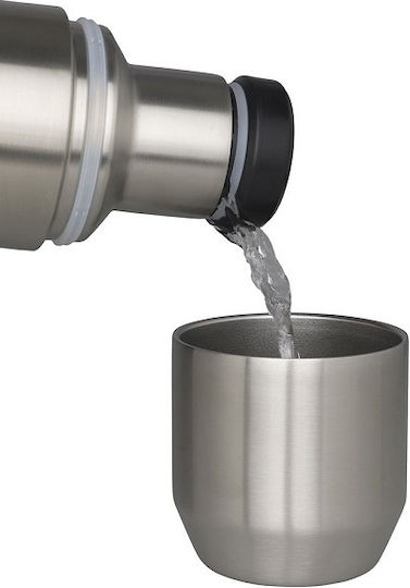 360 Degrees Insulated Bottle Thermos Stainless Steel 1lt Black